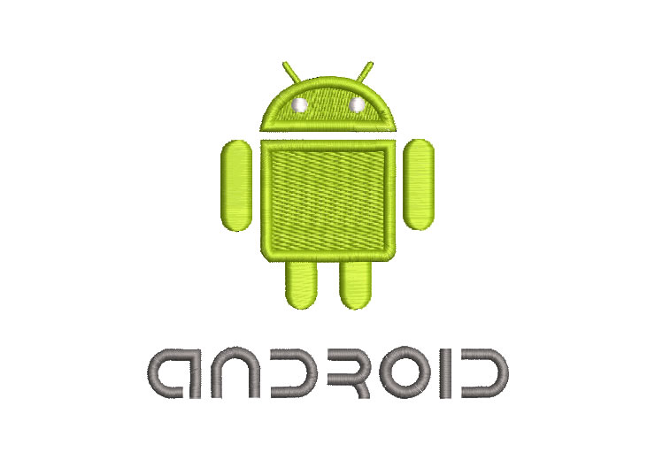 Logo Android Diseños de Bordado