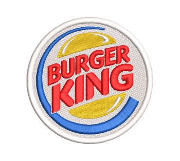 Logo Burger King Diseños de Bordado