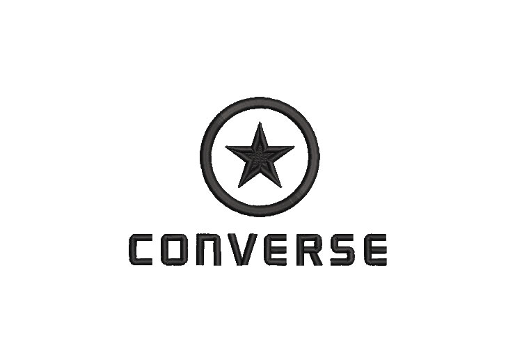 Logo Converse Diseños de Bordado - Descargar Diseños de Bordados