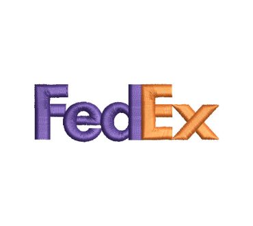 Logo Fedex Diseños de Bordado