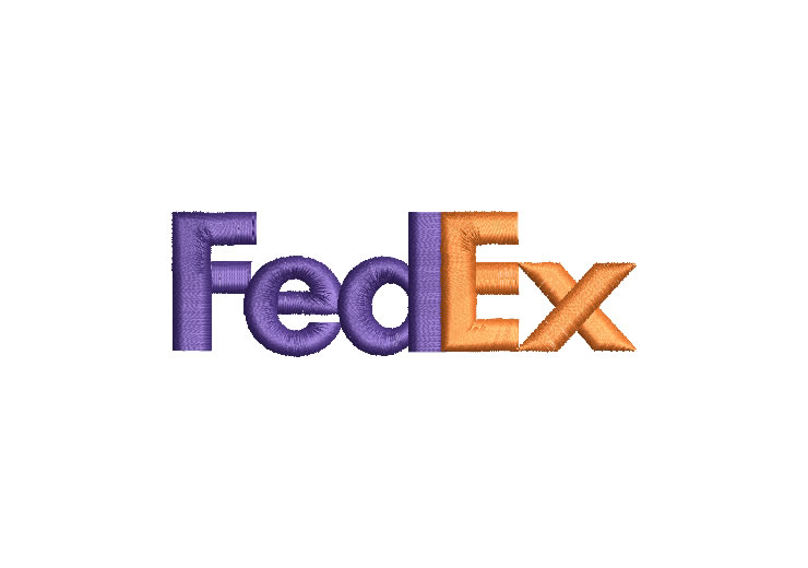 Logo Fedex Diseños de Bordado