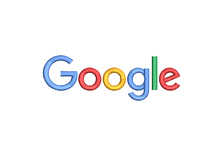 Logo Google Diseños de Bordado