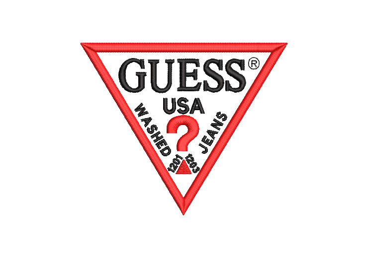 Logo Guess Jeans Diseños de Bordado