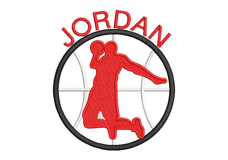 Logo Jordan con Aplique Diseños de Bordado