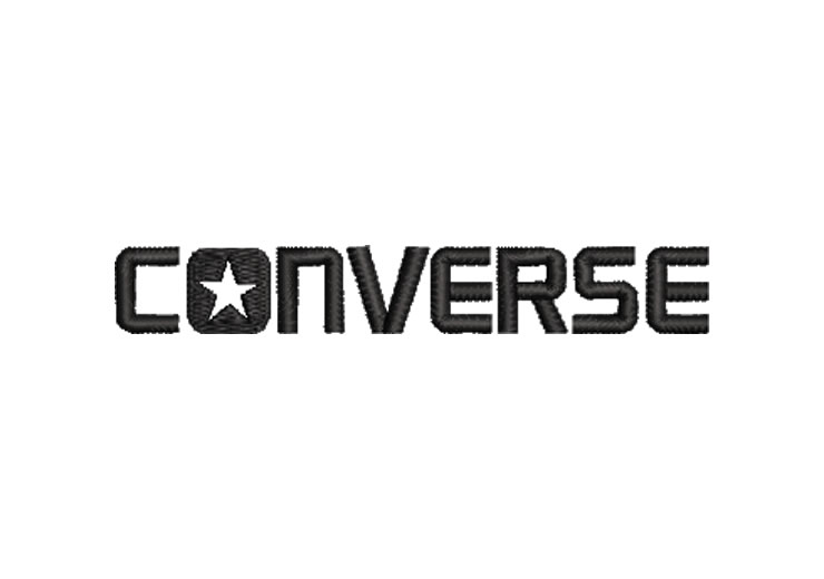 Logo Letra Converse Diseños de Bordado