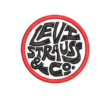 Logo Levi Strauss Jeans Diseños de Bordado