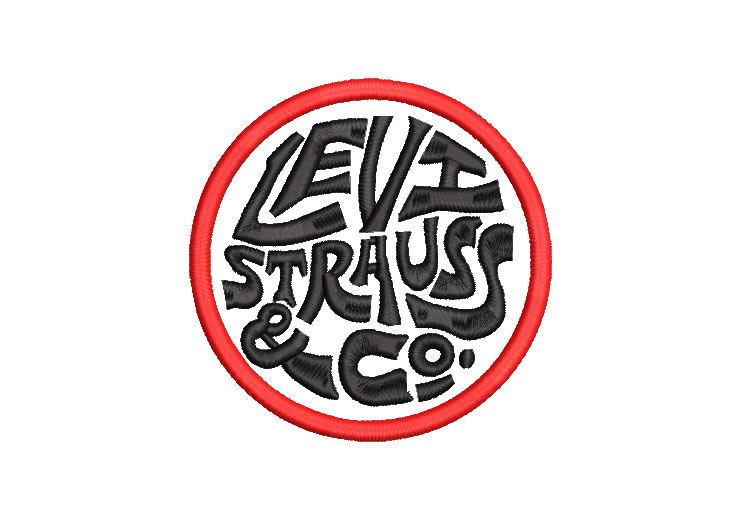 Logo Levi Strauss Jeans Diseños de Bordado