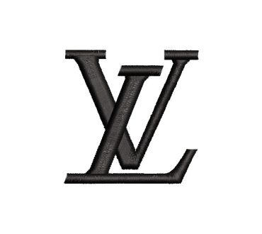 Logo Louis Vuitton Diseños de Bordado