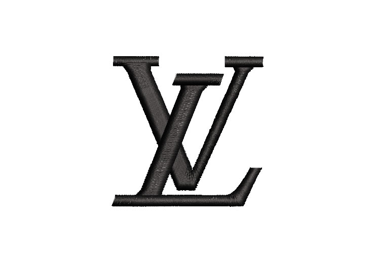 Logo Louis Vuitton Diseños de Bordado