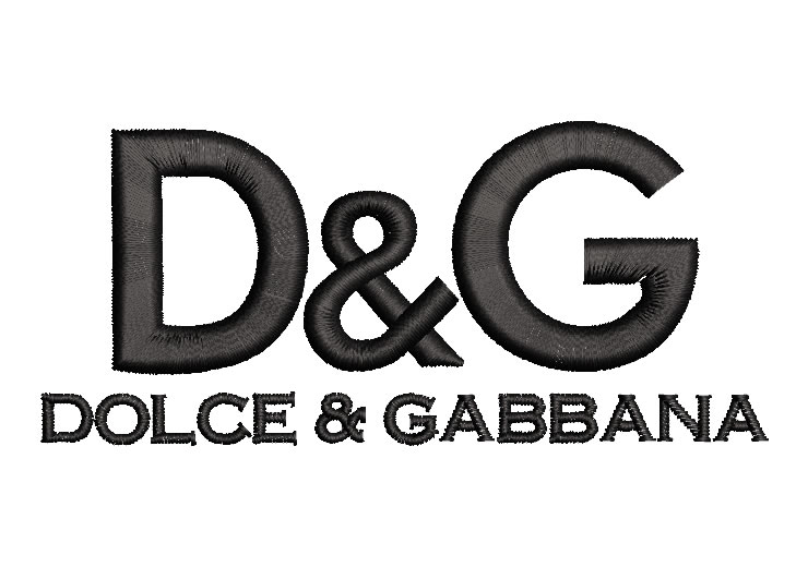 Logo Marca Dolce & Gabbana Diseños de Bordado