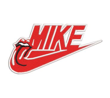 Logo Mike Rolling Stones Diseños de Bordado