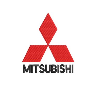 Logo Mitsubishi Diseños de Bordado