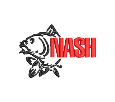 Logo Nash con Letra Diseños de Bordado