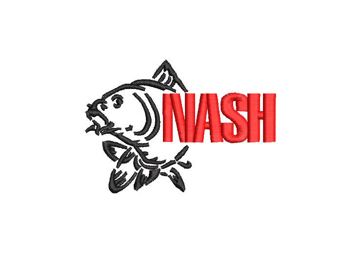 Logo Nash con Letra Diseños de Bordado