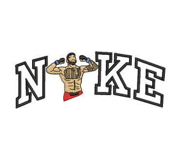 Logo Nike Boxeo Diseños de Bordado