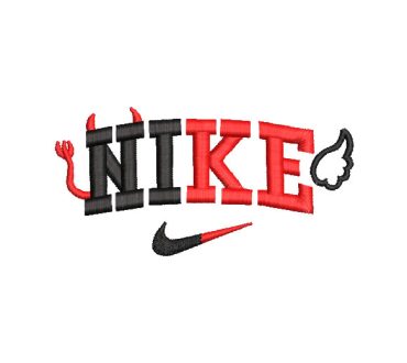 Logo Nike Diablo Diseños de Bordado