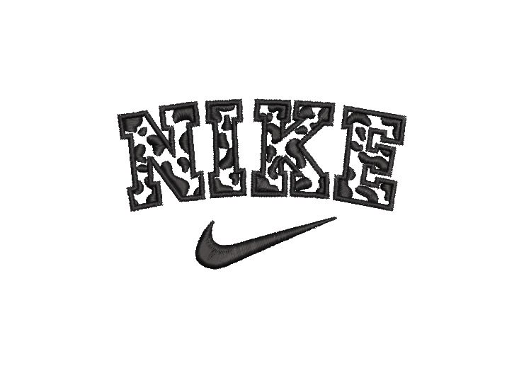 Logo Nike Vaca Diseños de Bordado