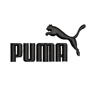 Logo Puma con Letra Diseños de Bordado