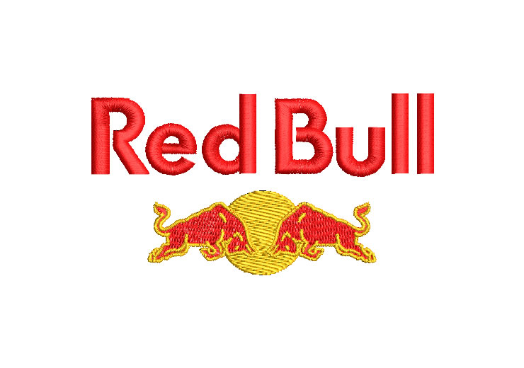 Logo Red Bull Diseños de Bordado
