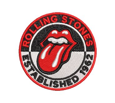 Logo Rolling Stones Diseños de Bordado