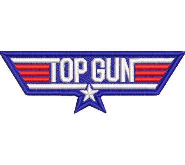 Logo Top Gun Diseños de Bordado
