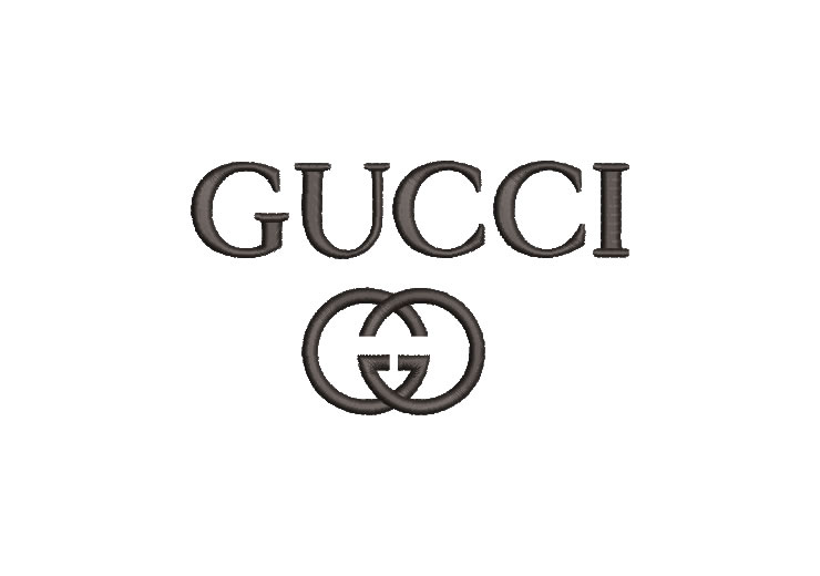 Logo letra Gucci Diseños de Bordado