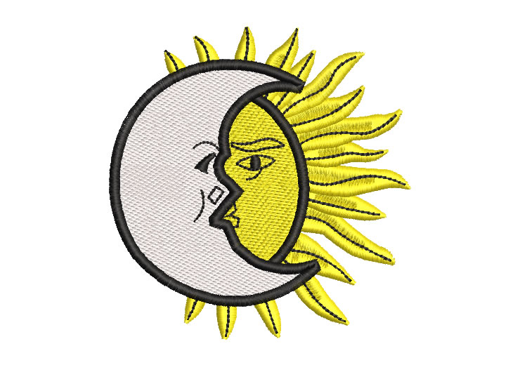 Luna y Sol Diseños de Bordado