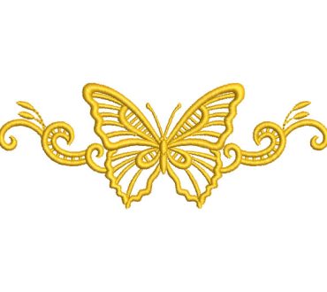 Mariposa Fantasia Diseños de Bordado