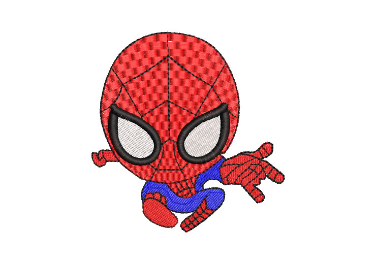 Mini Spiderman Hombre Araña Diseños de Bordado