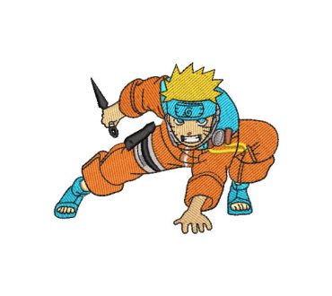 Naruto en Ataque Diseños de Bordado