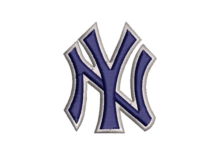 New York Yankees Logo Diseños de Bordado