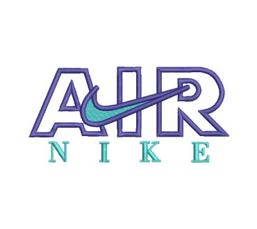 Nike Air Logo Diseños de Bordado
