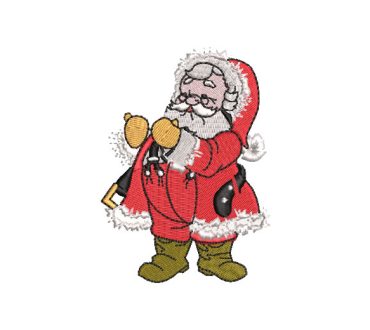 Papá Noel de Navidad Diseños de Bordado