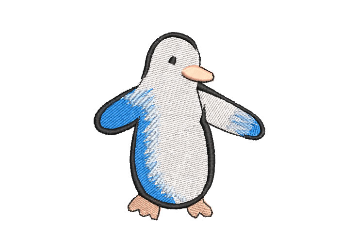 Pingüino Diseños de Bordado