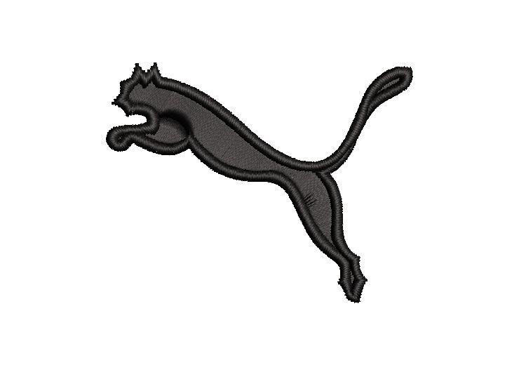 Puma Logo Pequeño Diseños de Bordado