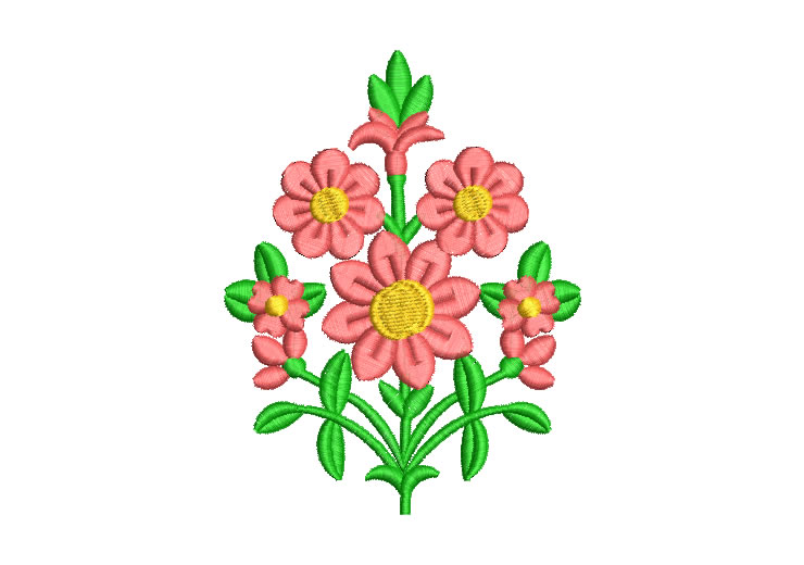 Ramos de Flores Diseños de Bordado