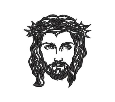 Rostro de Jesús Diseños de Bordado