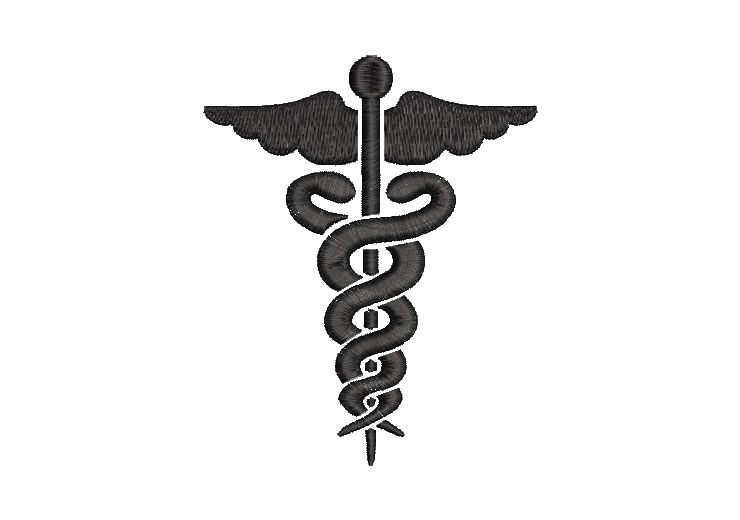 Símbolo de Medicina Diseños de Bordado
