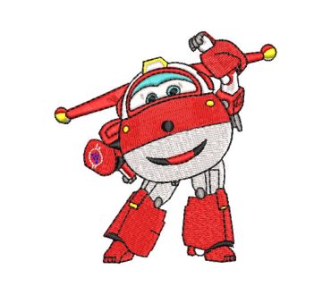Super Wings Jett Diseños de Bordado