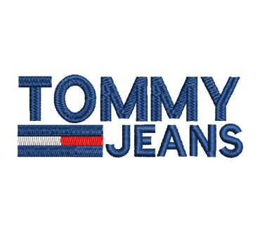 Tommy Jeans Letra Logo Diseños de Bordado