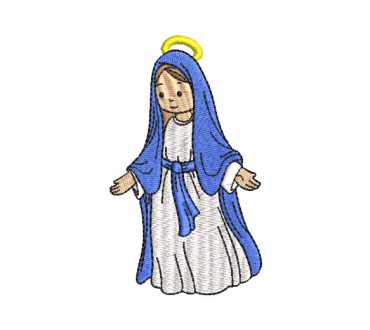 Virgen Maria Diseños de Bordado