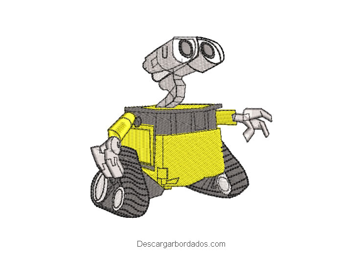 Wall-e Diseño de Bordado