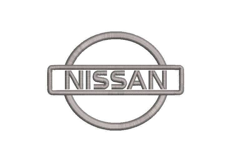 logo Nissan Diseño de Bordado