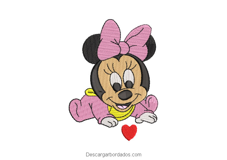 Minnie Mouse Bebe Dibujo Facil